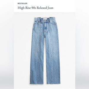 LIKE NEW SIZE 6 TALL ABERCROMBIE JEANS.